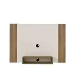 Mueble Panel Flotante para TV Hasta 50 Pulgadas Bertolini Cine Un Estante color Pino Off White