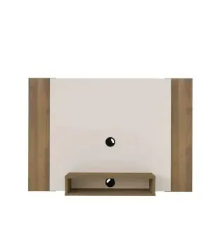 Mueble Panel para TV Hasta 50 Pulgadas Bertolini Cine Un Estante color Pino Off White