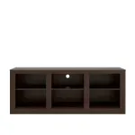 Mueble Mesa para TV Moderna Bertolini 1393 hasta 50 Pulgadas color Chocolate