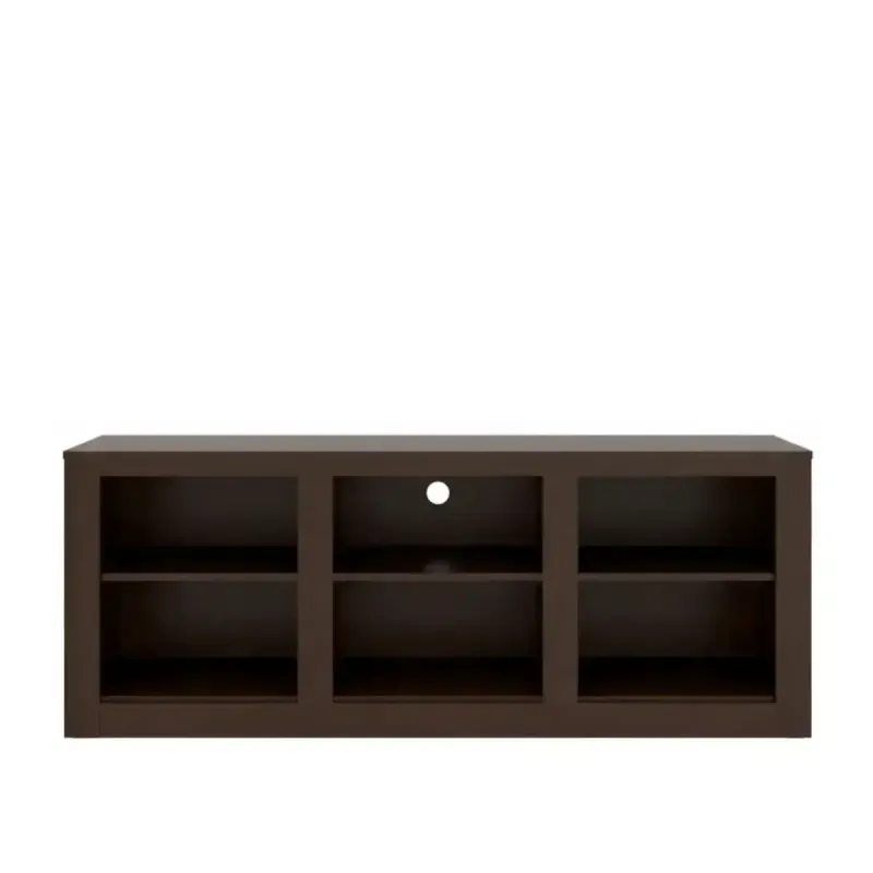 Mueble Mesa para TV Moderna Bertolini 1393 hasta 50 Pulgadas color Chocolate