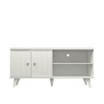 Mueble Mesa para TV Bertolini R 631 Hasta 50 Pulgadas con 2 puertas 2 nichos color Imbuia
