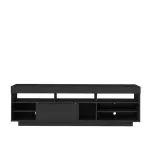 Mueble Mesa para TV Bertolini Treviso Hasta 75 Pulgadas con 1 Puerta Negro