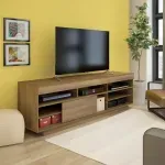 Mesa para TV Bertolini Treviso Hasta 75 Pulgadas con 1 Puerta Pino