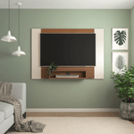 Panel para TV Hasta 40 Pulgadas Bertolini Cine con 1 Estante color Cedro Off White