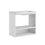 Detalle del Mueble Gabinete Flotante para Baño Bertolini 8010 Blanco con 2 puertas y Lavabo