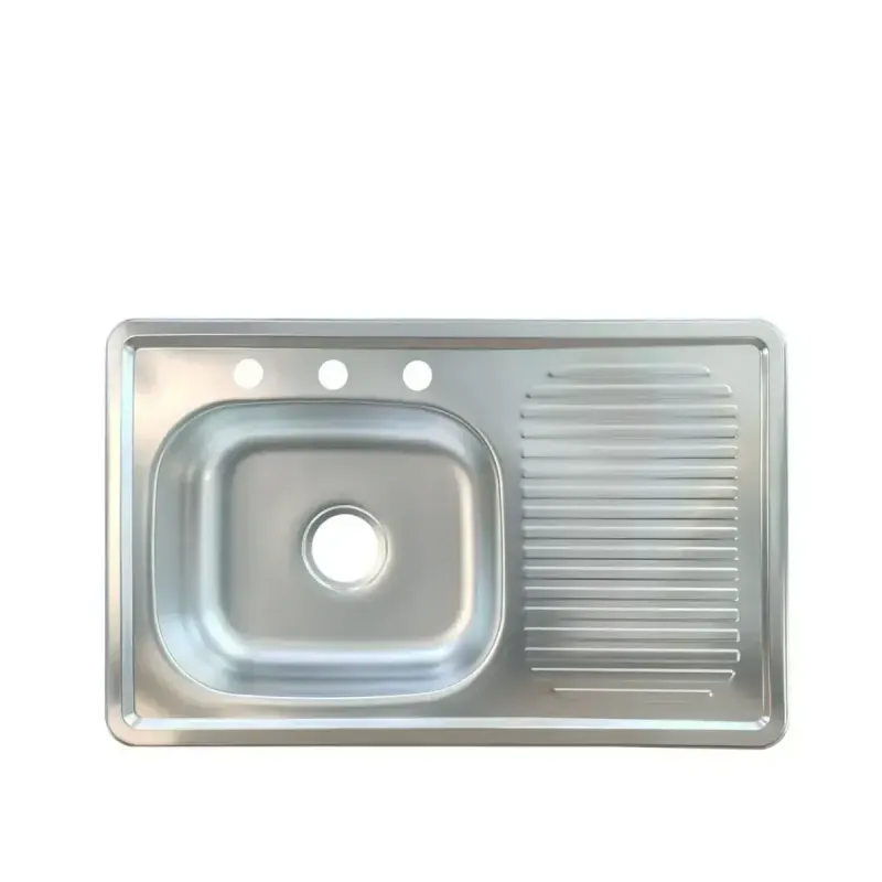 Tarja Fregadero Inoxidable Bertolini Titan para Empotrar 80x50 Satinado